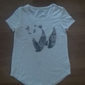 White panda shirt